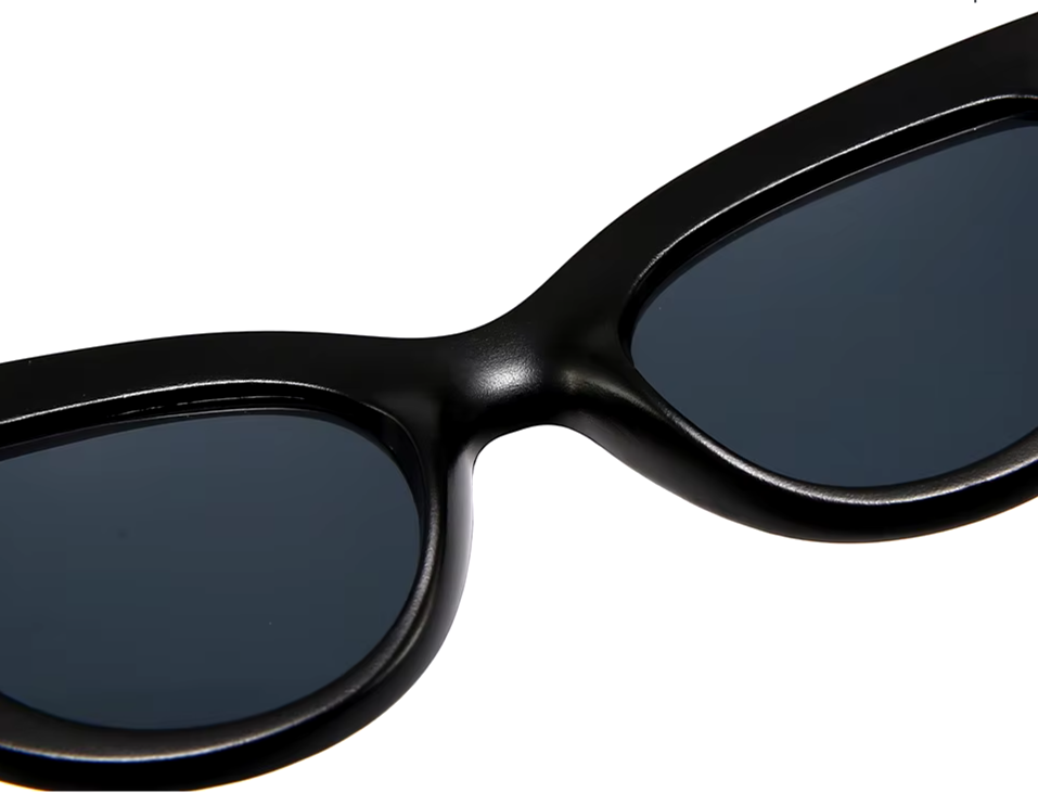 Big Cat Eye Sun glasses – Retro Designer Sunglasses in Black, Pink, and Blue