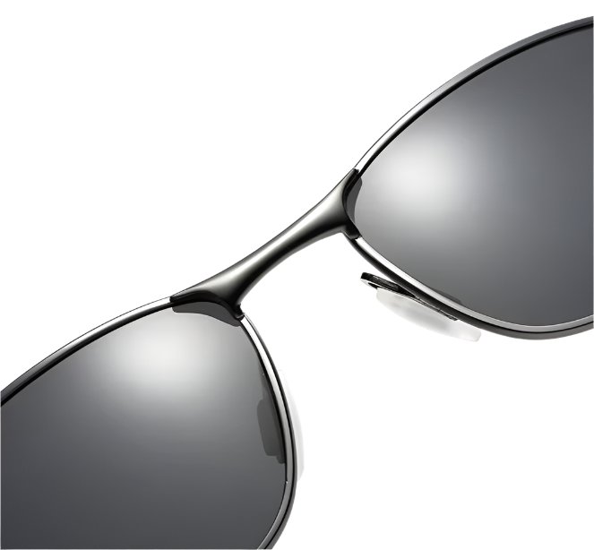 Polarized Men's Sunglasses casual Silver-Grey