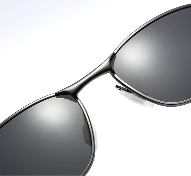 Polarized Men's Sunglasses casual Silver-Blue