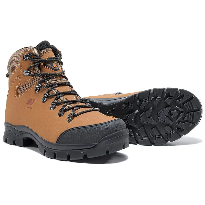 GOLDEN CAMEL Hiking Shoes – Waterproof Genuine Leather Boots