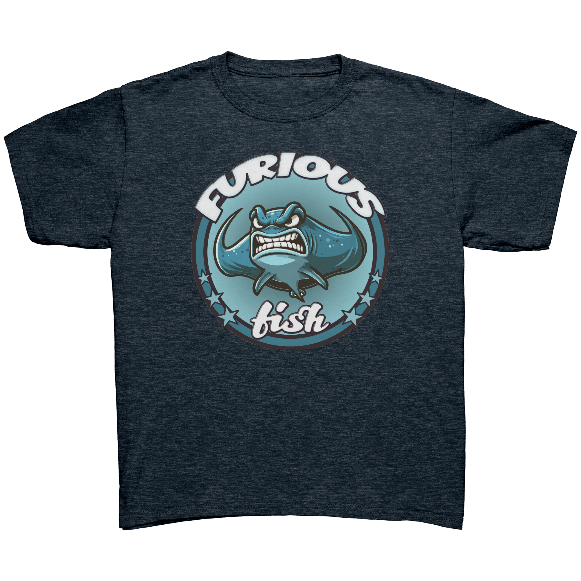 Aero_the_Stingray_T-Shirt__Children_Heather_Navy_Mockup.png