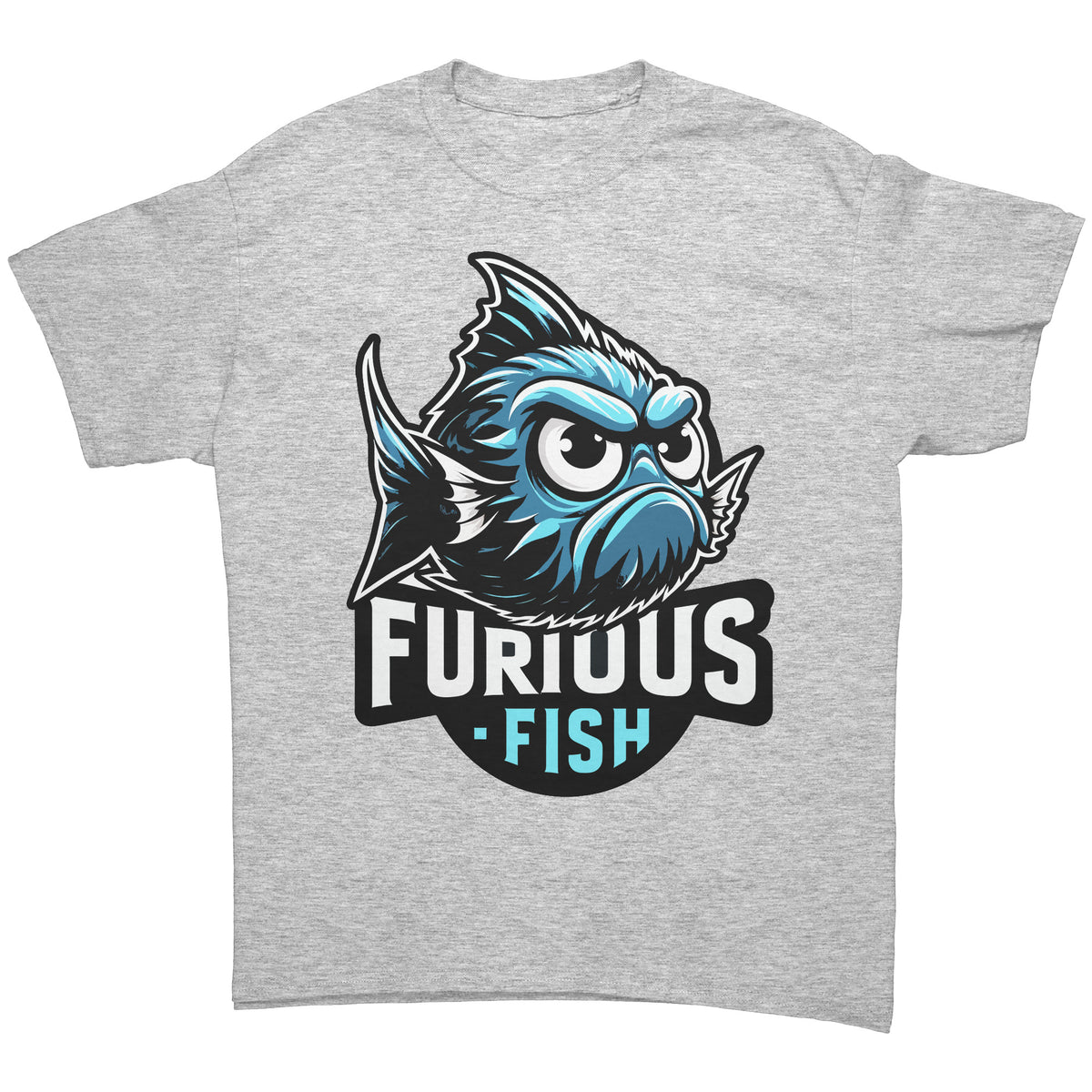 Christine the Blue Chromis T-shirt – Furious Fish Collection (Adult Unisex)