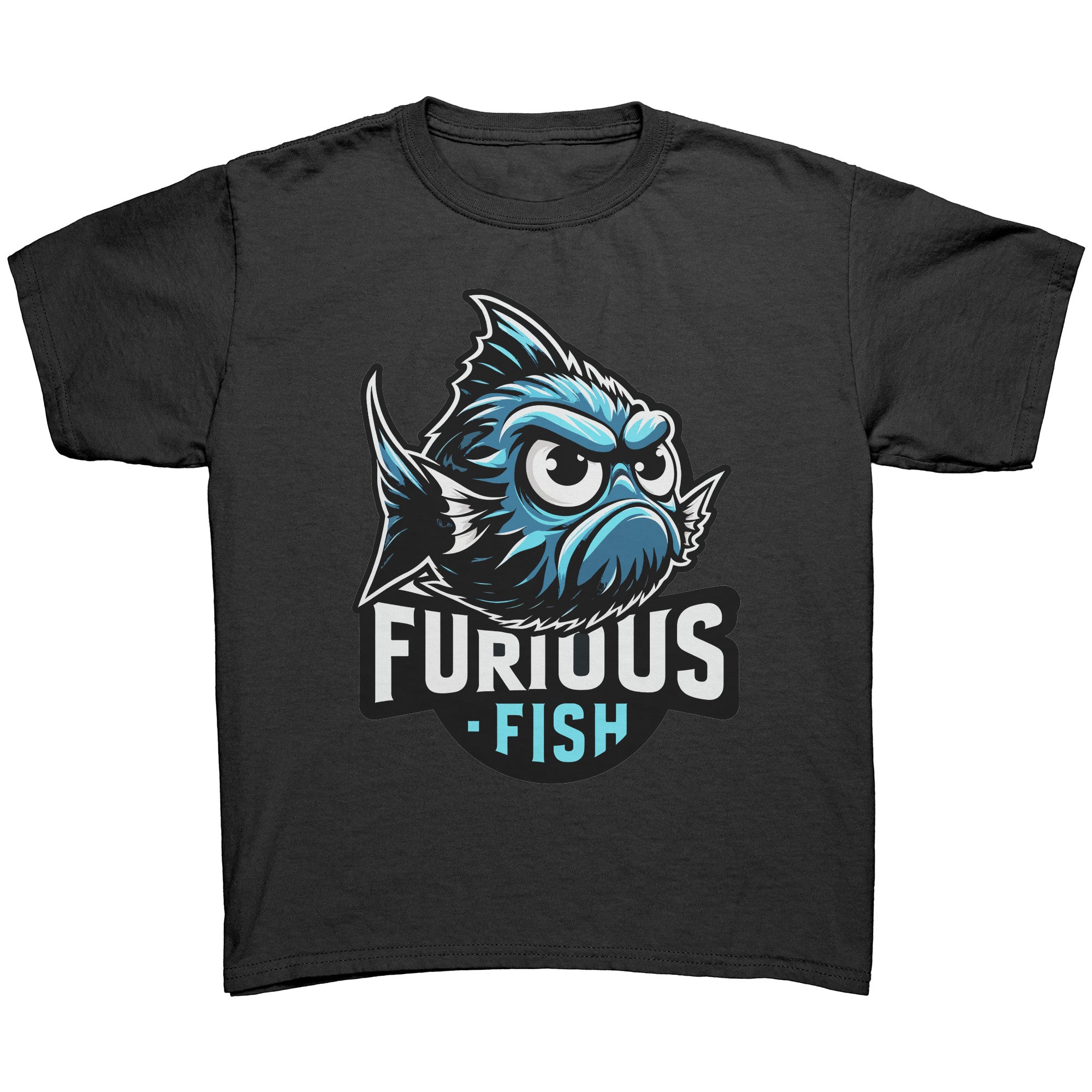 Christine the Blue Chromis T-shirt – Furious Fish Collection (Children's Unisex)