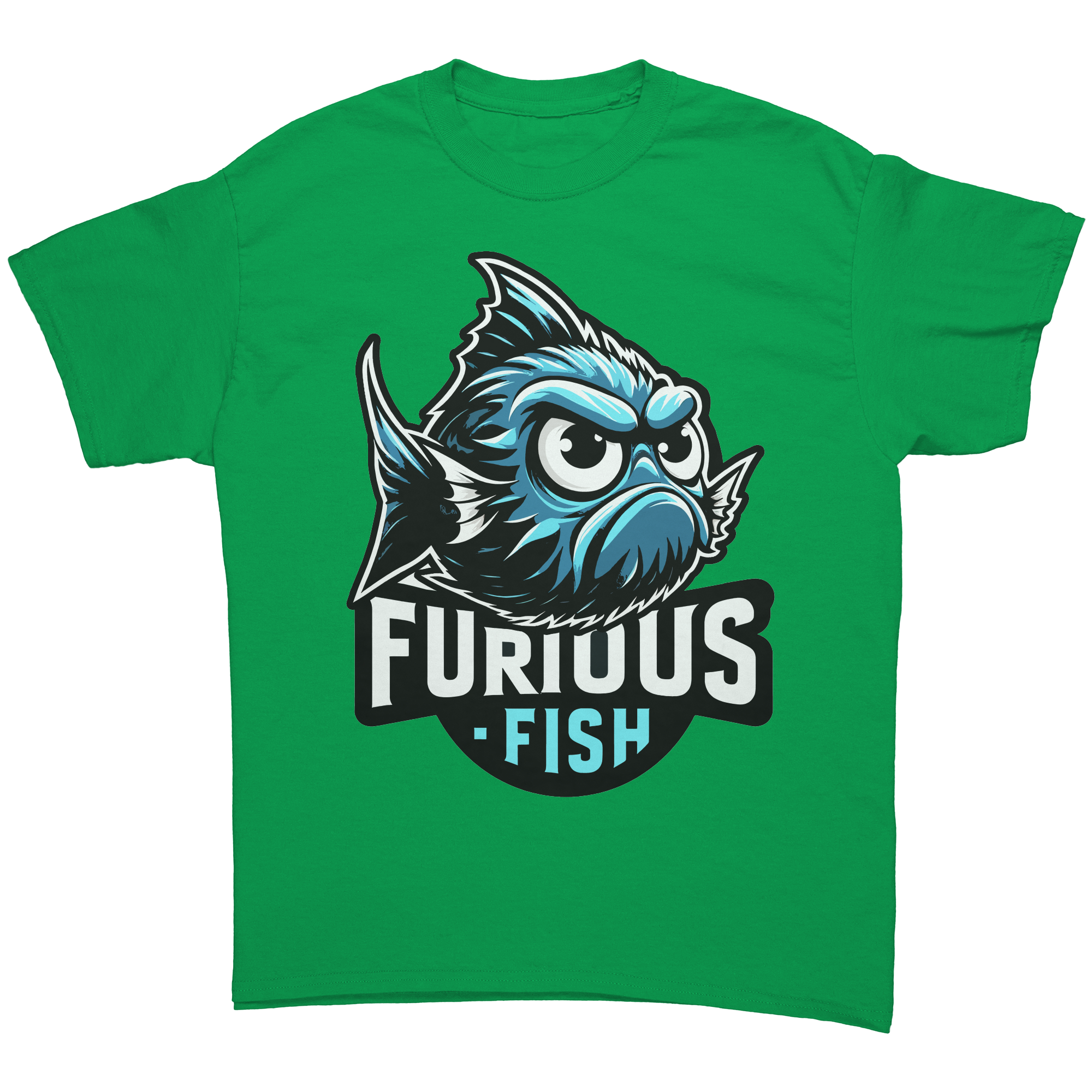 Christine the Blue Chromis T-shirt – Furious Fish Collection (Adult Unisex)