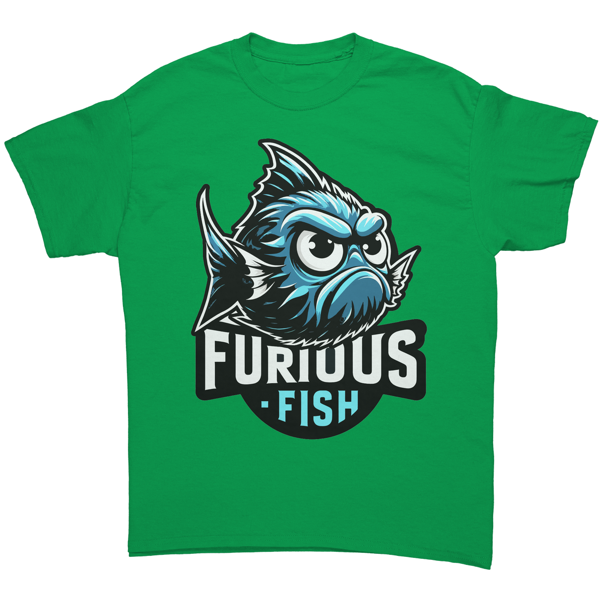Christine the Blue Chromis T-shirt – Furious Fish Collection (Adult Unisex)