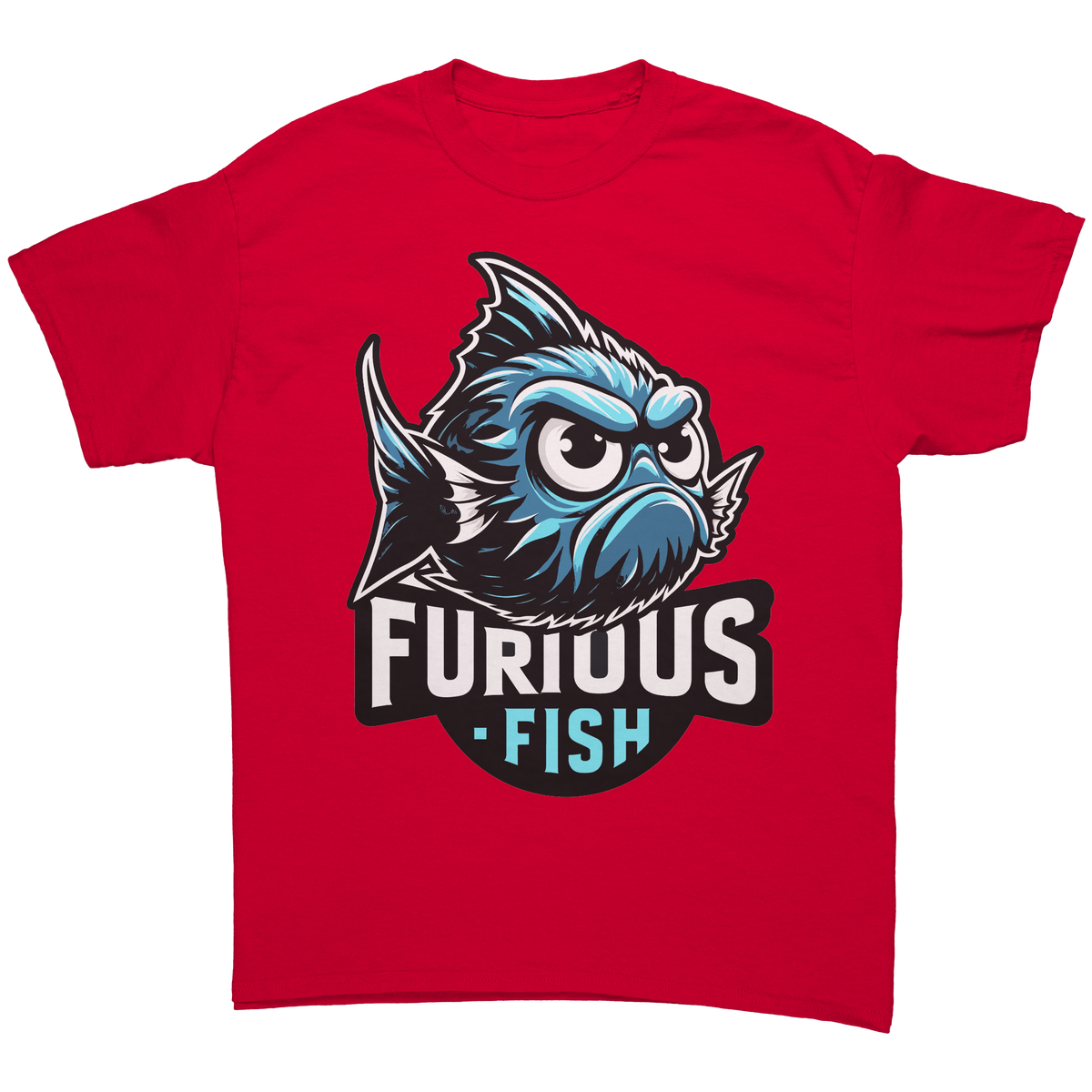 Christine the Blue Chromis T-shirt – Furious Fish Collection (Adult Unisex)