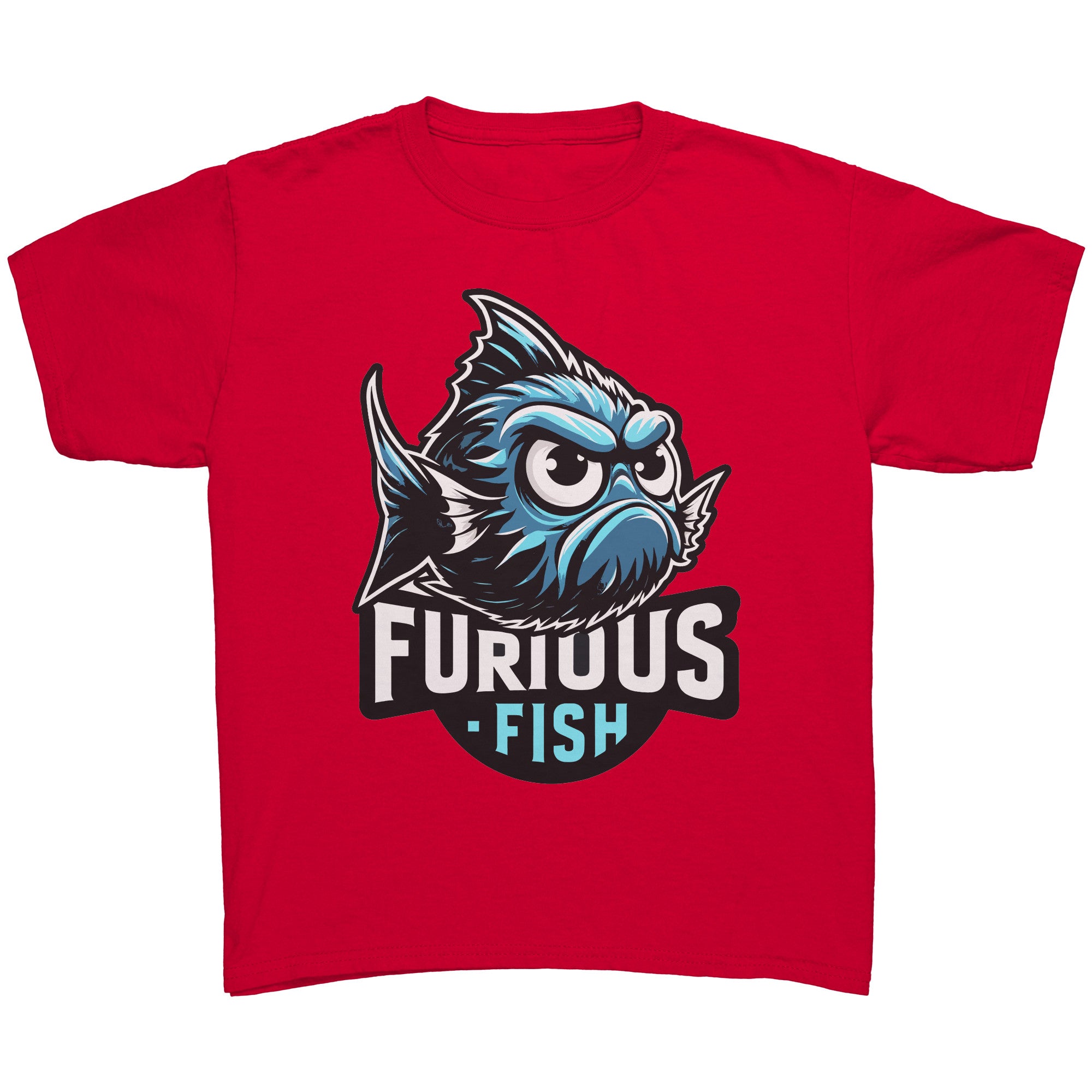 Christine the Blue Chromis T-shirt – Furious Fish Collection (Children's Unisex)