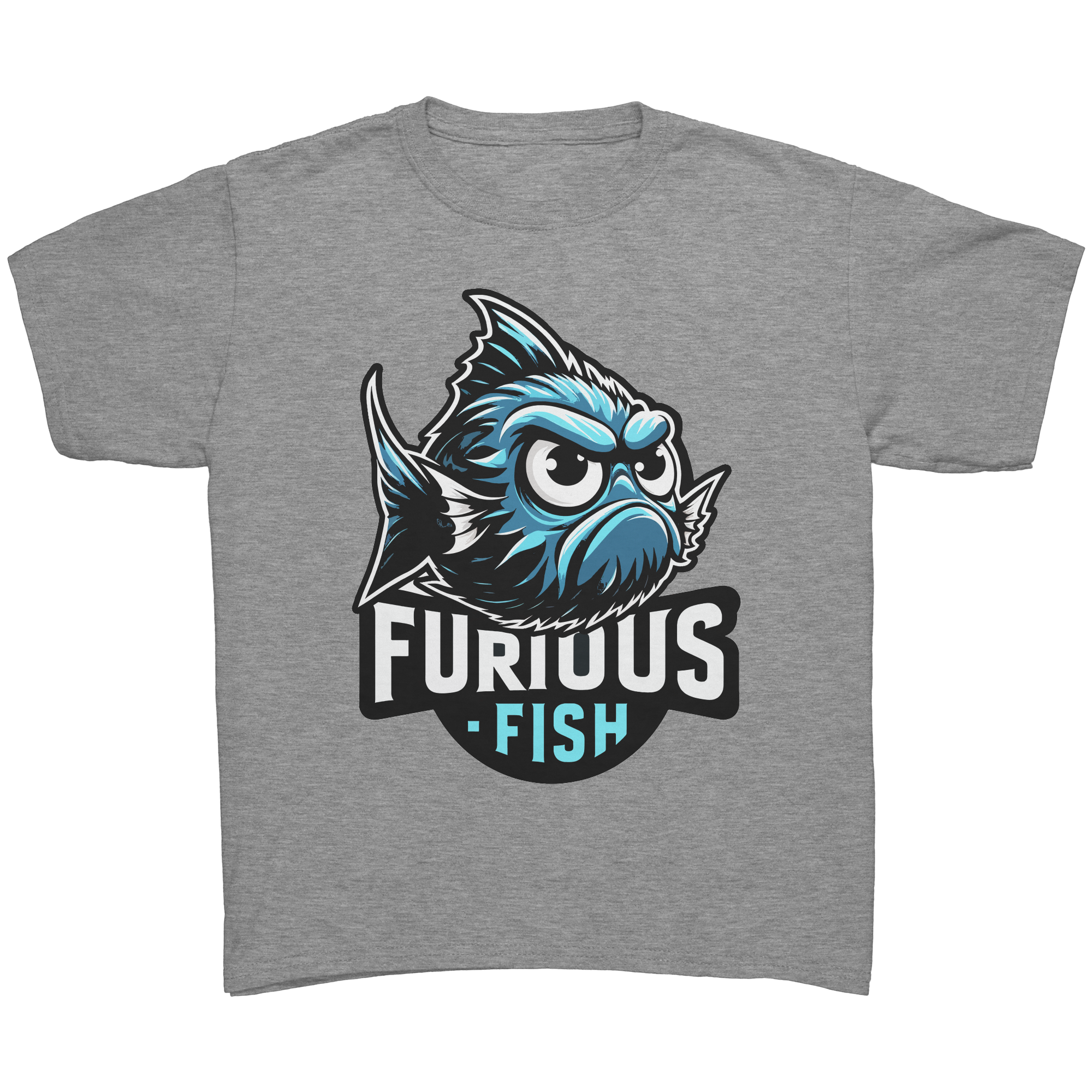 Christine the Blue Chromis T-shirt – Furious Fish Collection (Children's Unisex)