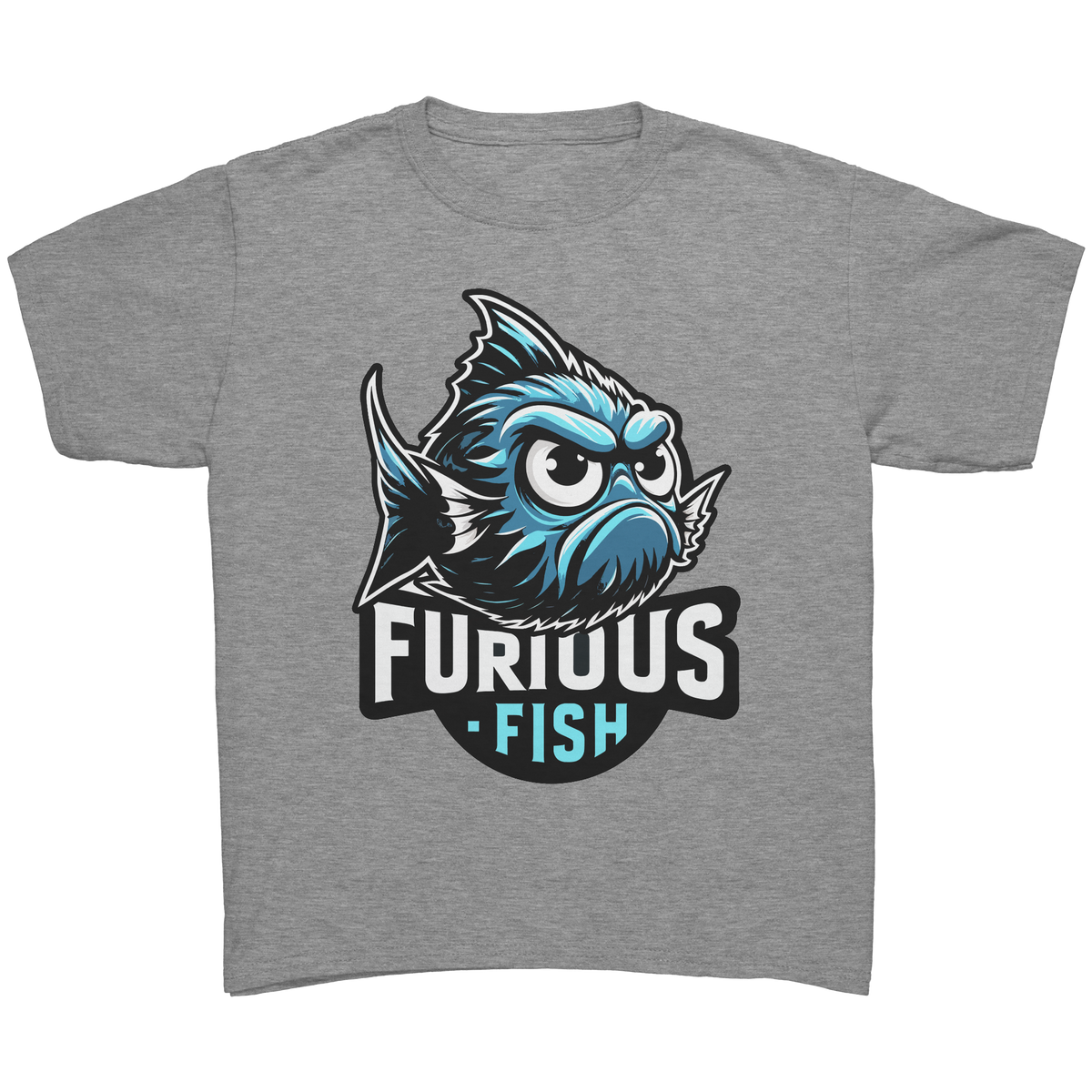 Christine the Blue Chromis T-shirt – Furious Fish Collection (Children's Unisex)