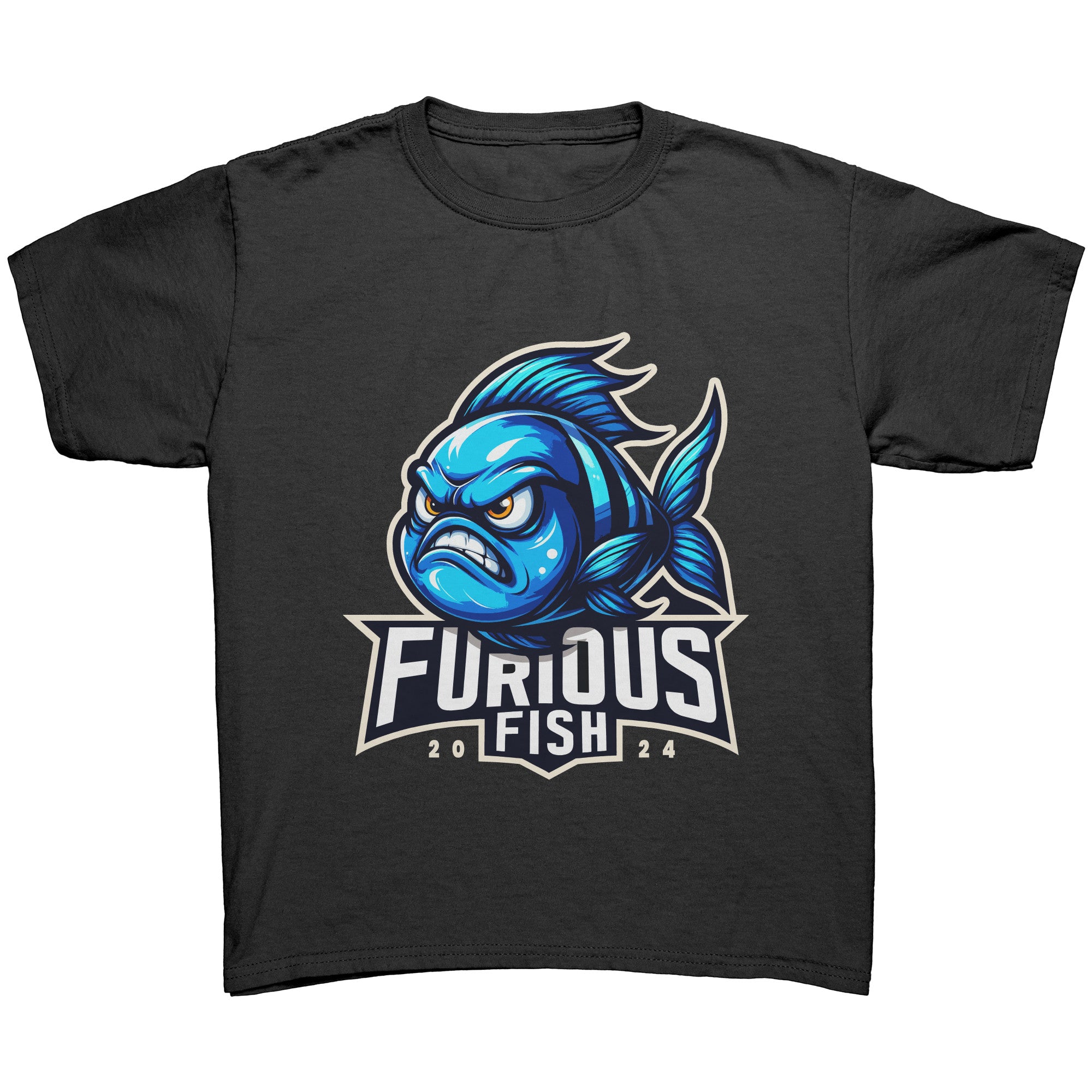 Dive into Adventure with Dave the Damsel! - Furious Fish (Childrens Unisex)