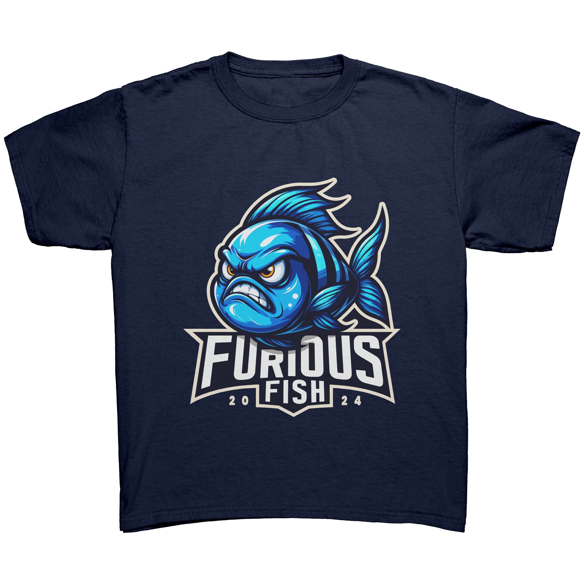 Dive into Adventure with Dave the Damsel! - Furious Fish (Childrens Unisex)