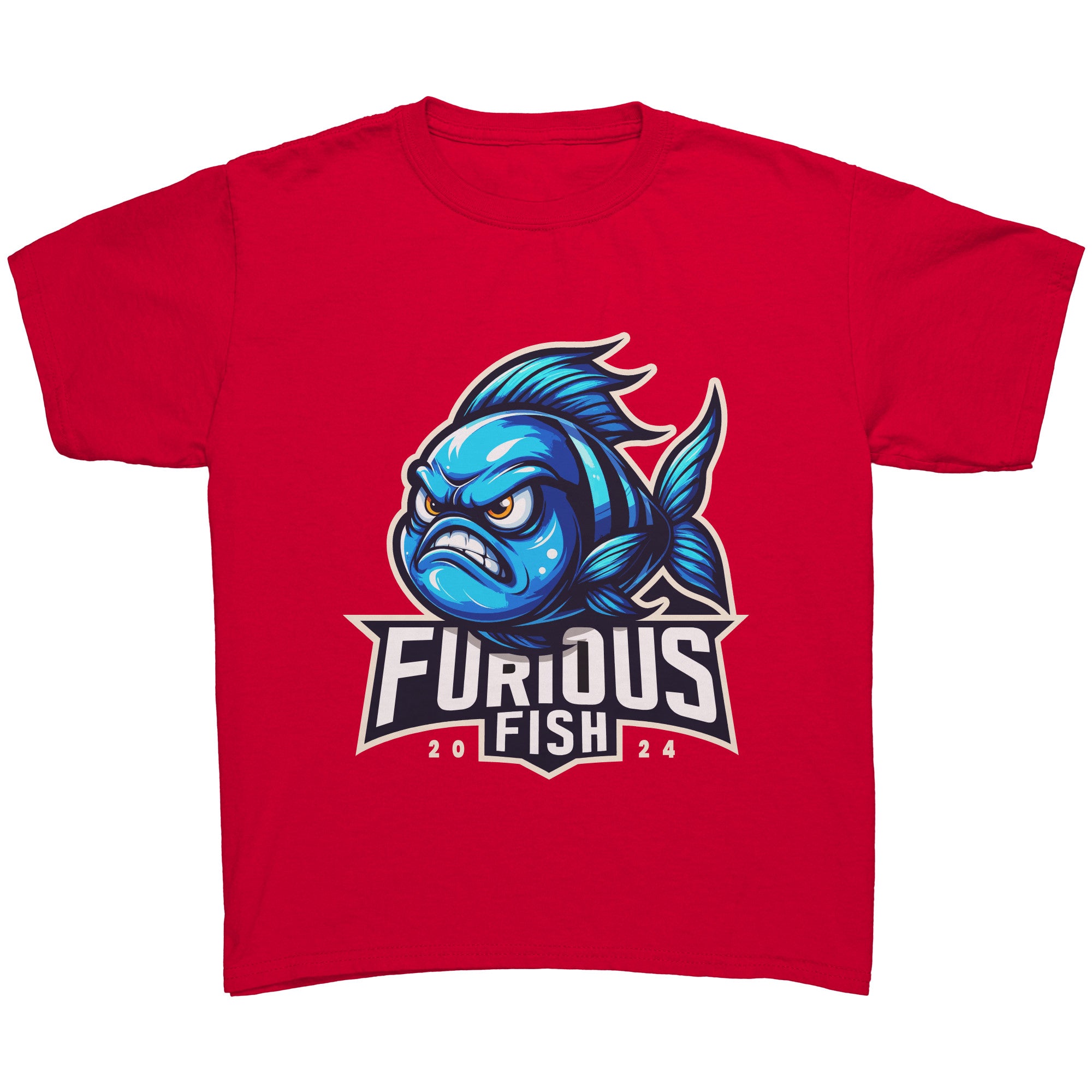 Dive into Adventure with Dave the Damsel! - Furious Fish (Childrens Unisex)