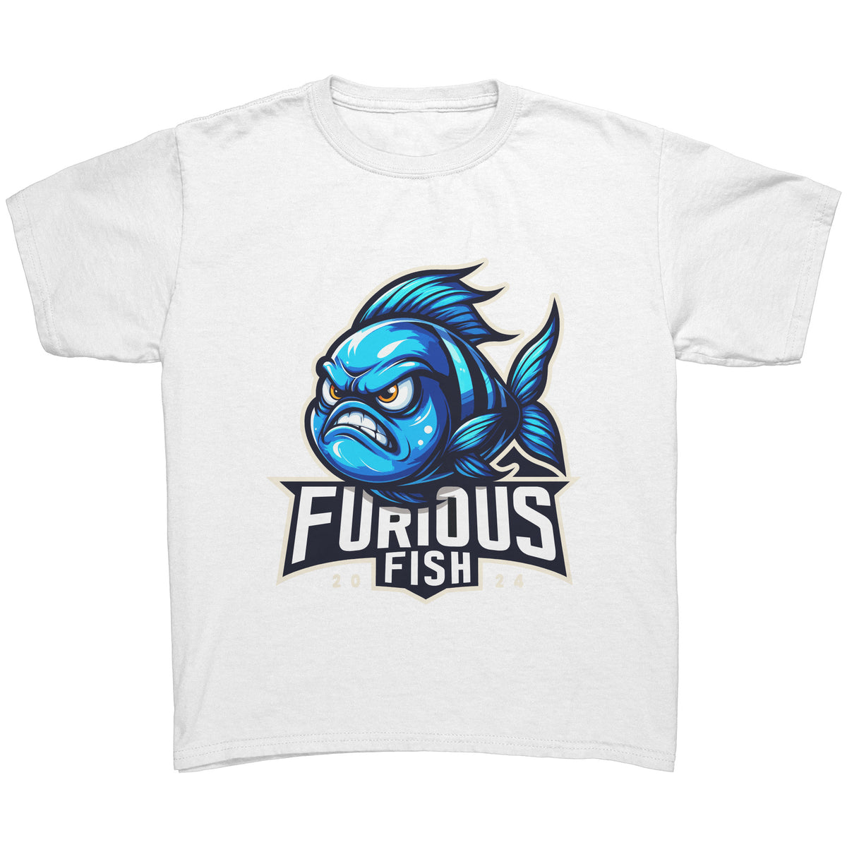 Dive into Adventure with Dave the Damsel! - Furious Fish (Childrens Unisex)