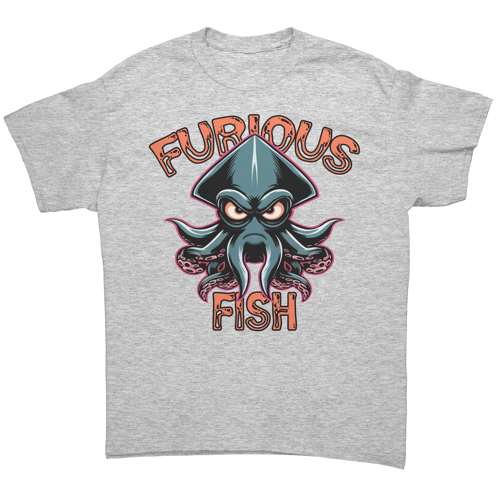 Dive into Fun with Squiggles the Squid! - Furious Fish (Adult Unisex)