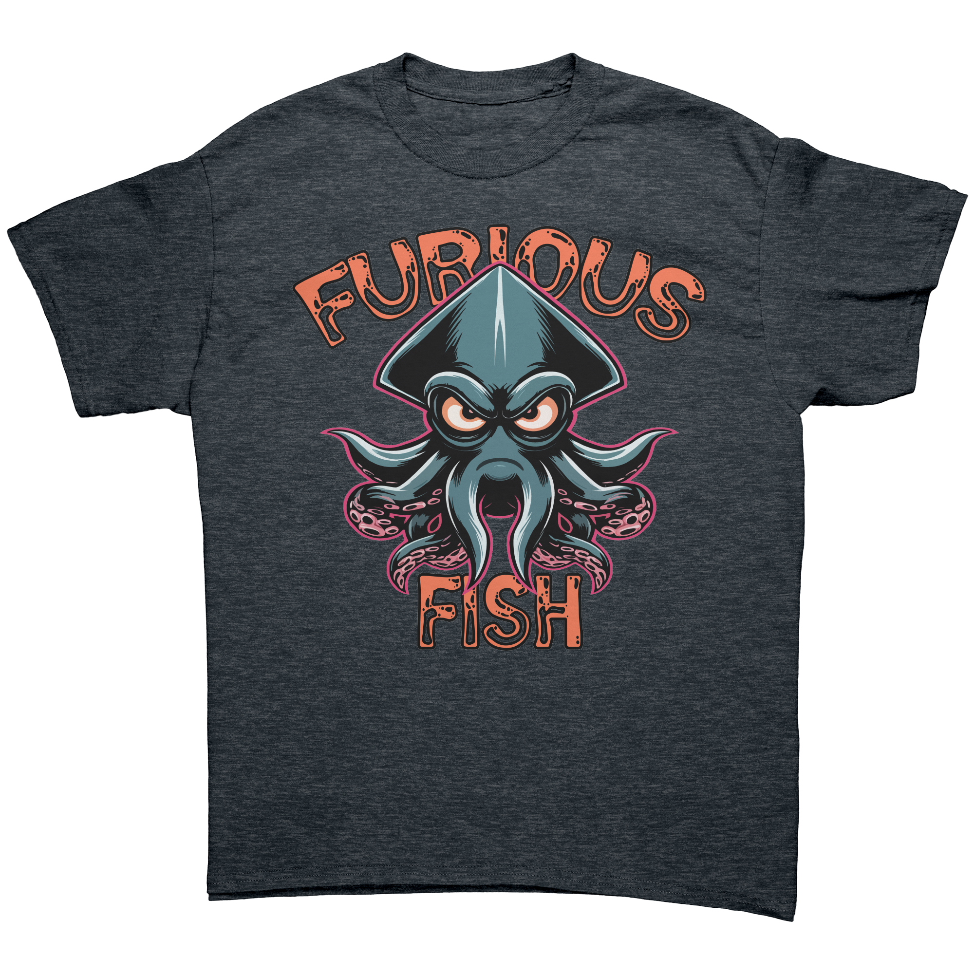 Dive into Fun with Squiggles the Squid! - Furious Fish (Adult Unisex)
