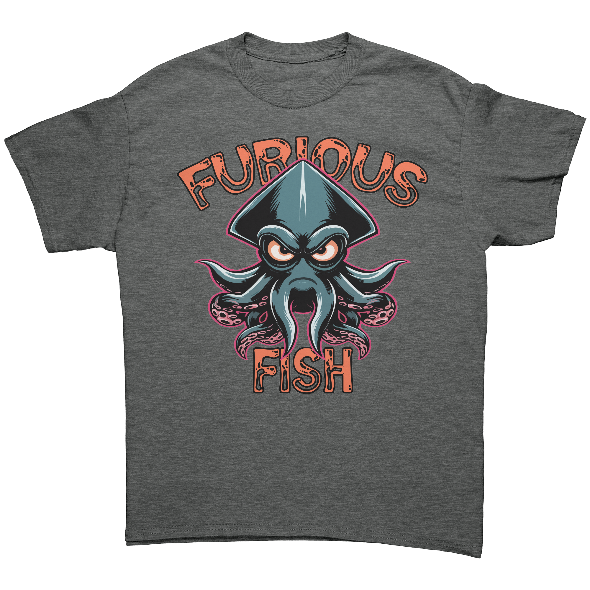 Dive into Fun with Squiggles the Squid! - Furious Fish (Adult Unisex)
