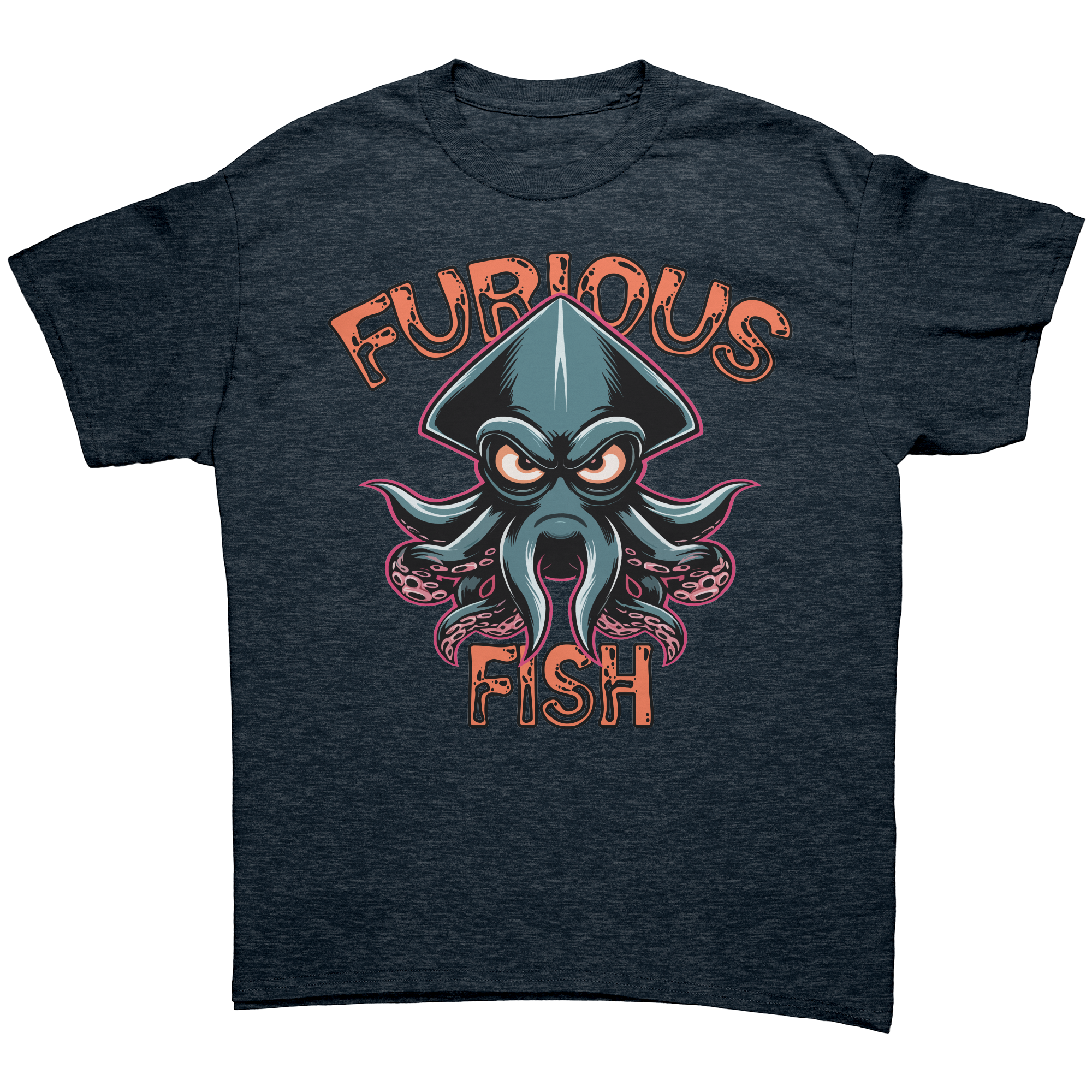 Dive into Fun with Squiggles the Squid! - Furious Fish (Adult Unisex)