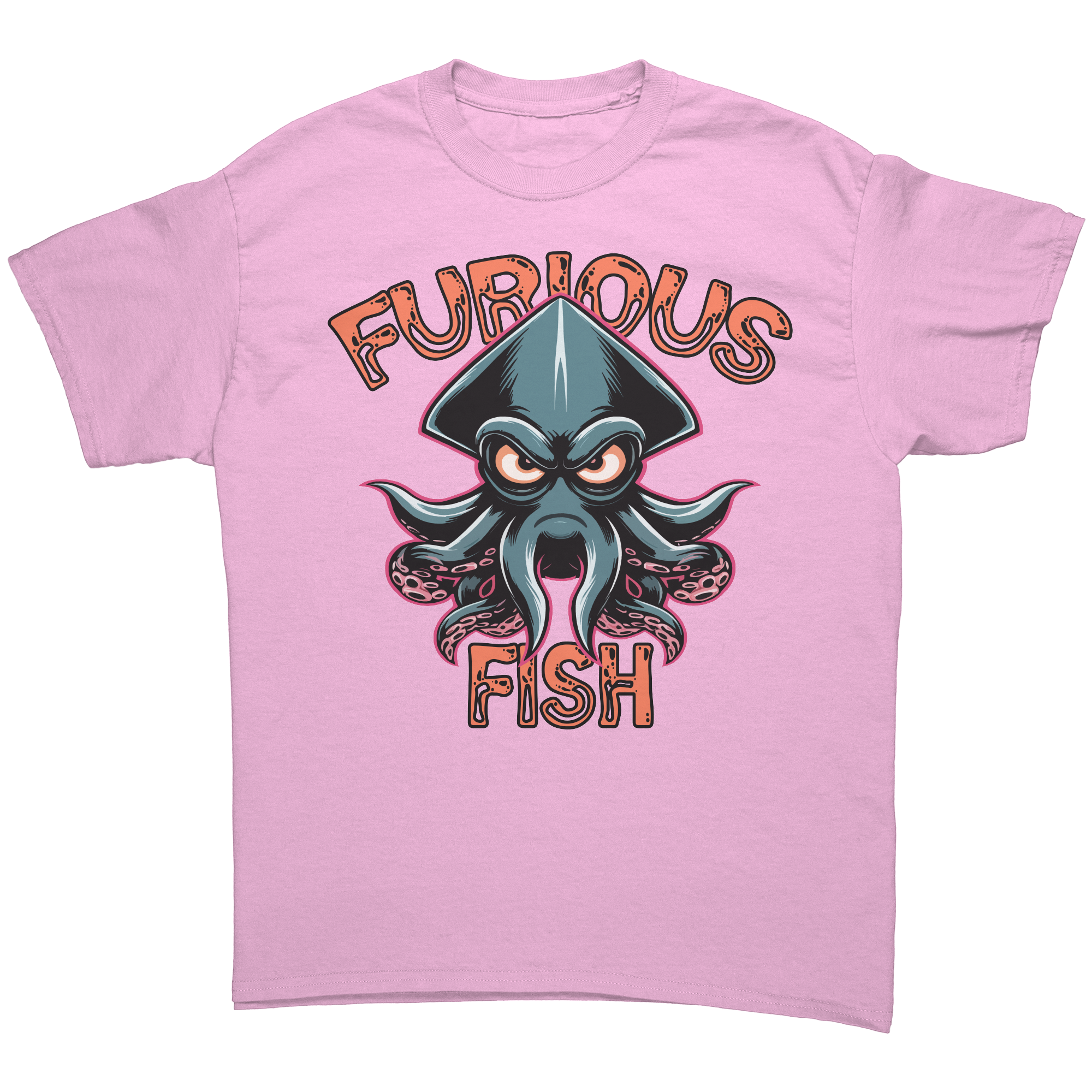 Dive into Fun with Squiggles the Squid! - Furious Fish (Adult Unisex)
