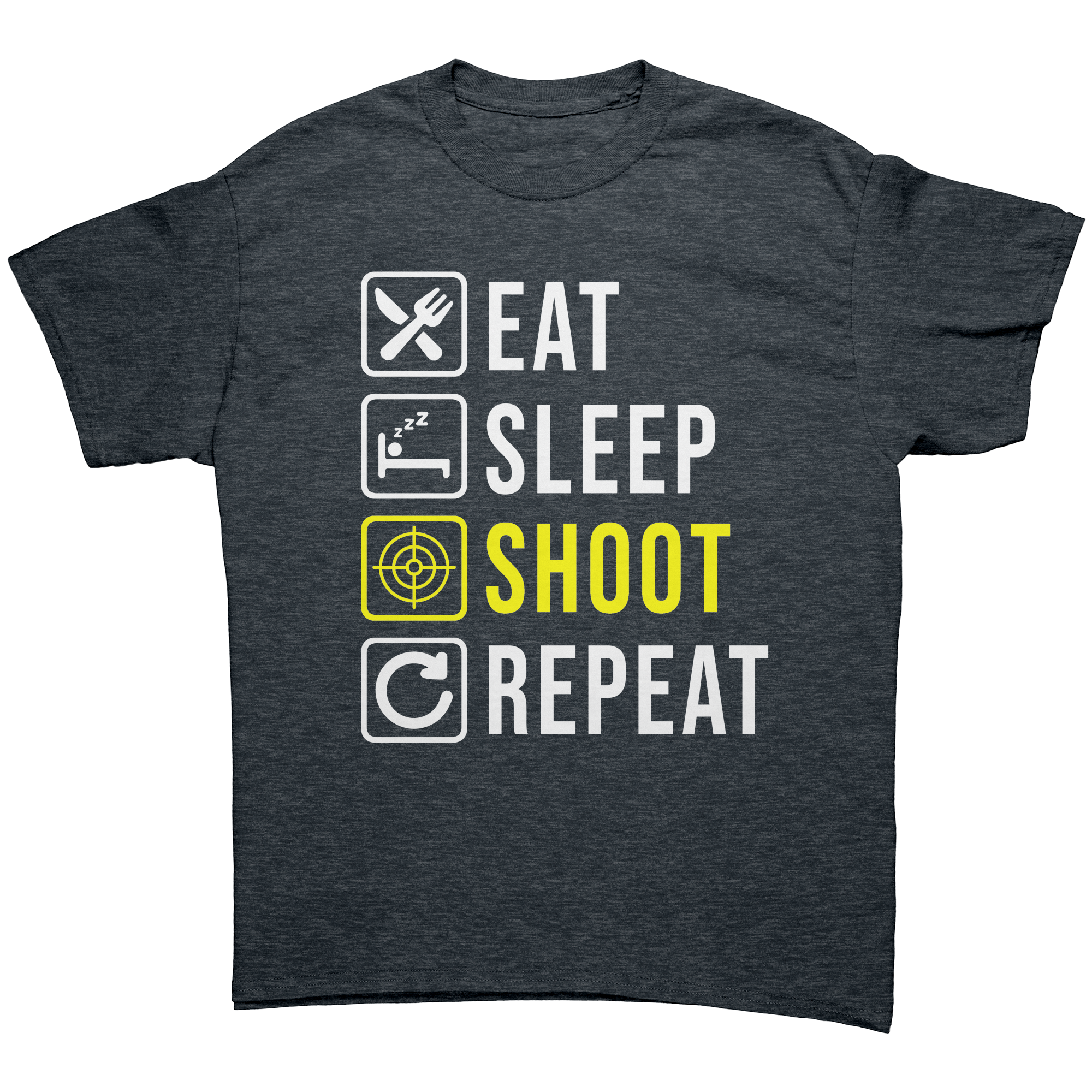 Eat_Sleep_Shoot_Repeat_T-Shirt_Dark_Heather_Mockup.png