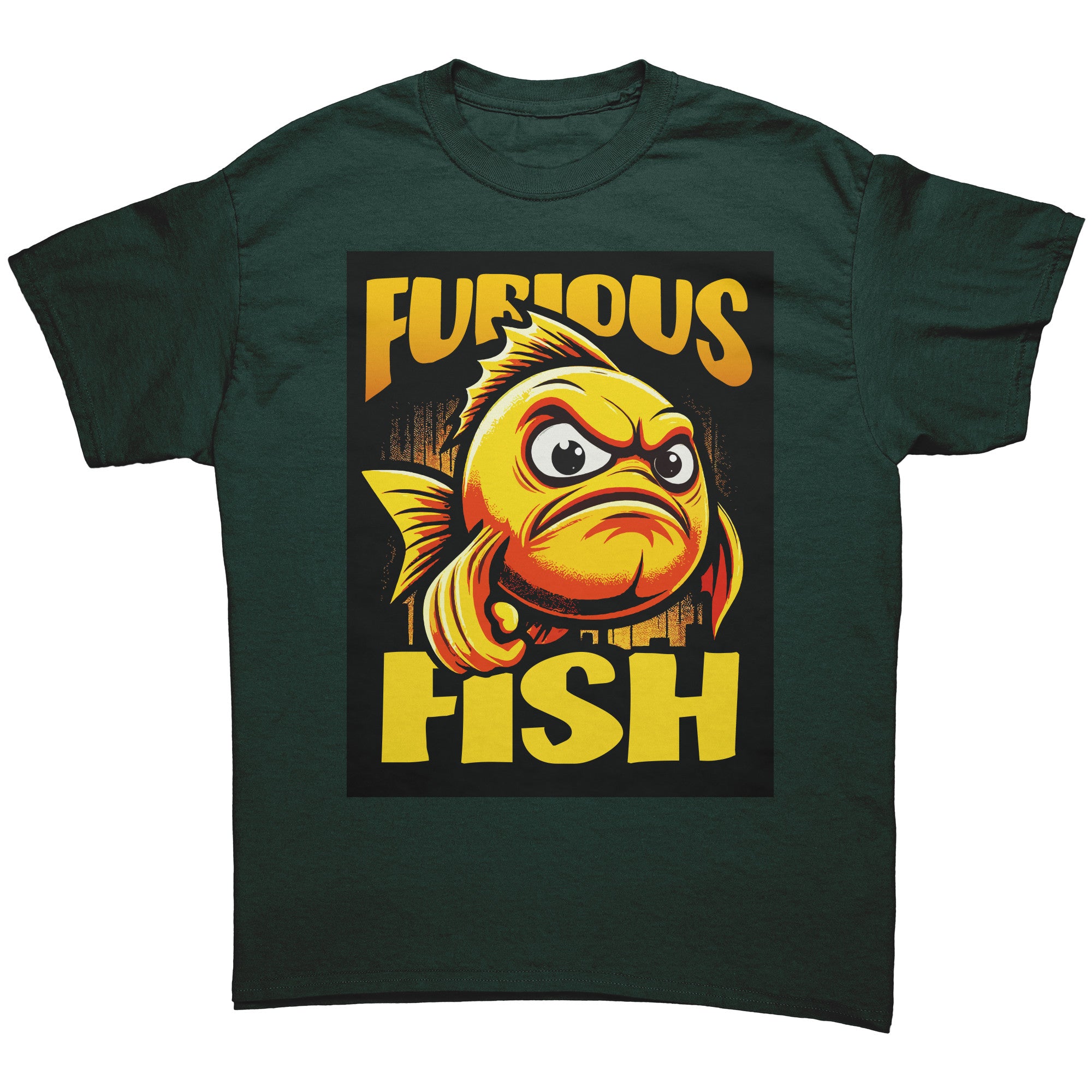 Go for Gold with Goldie the Goldfish! Furious Fish (Adult Unisex)