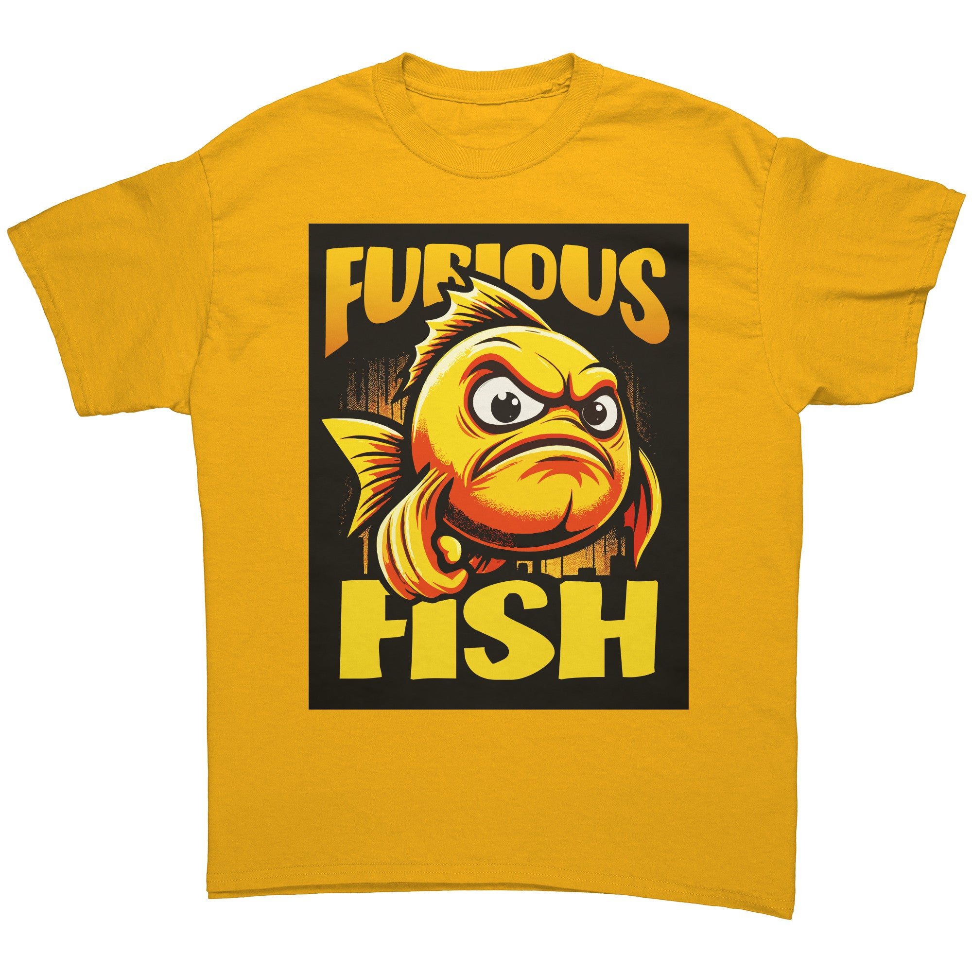 Go for Gold with Goldie the Goldfish! Furious Fish (Adult Unisex)