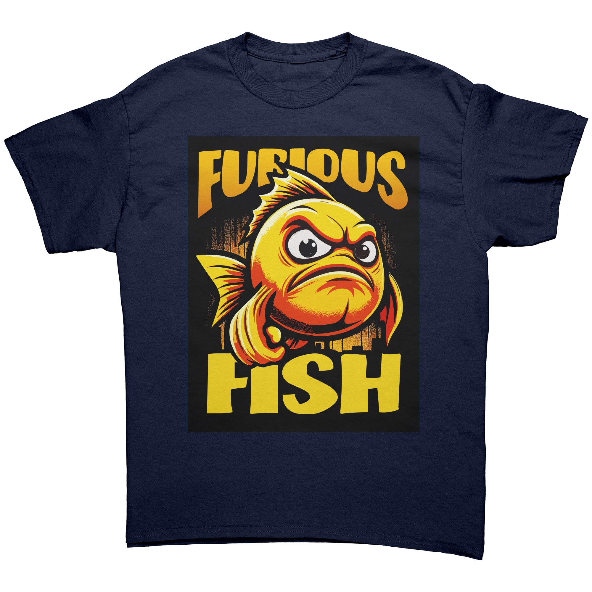 Go for Gold with Goldie the Goldfish! Furious Fish (Adult Unisex)