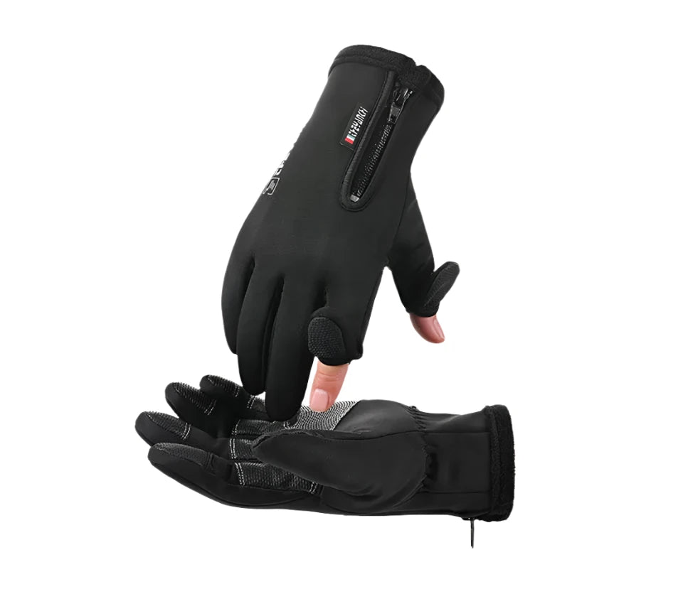 Winter Fishing Gloves - Two-Finger Exposed Design