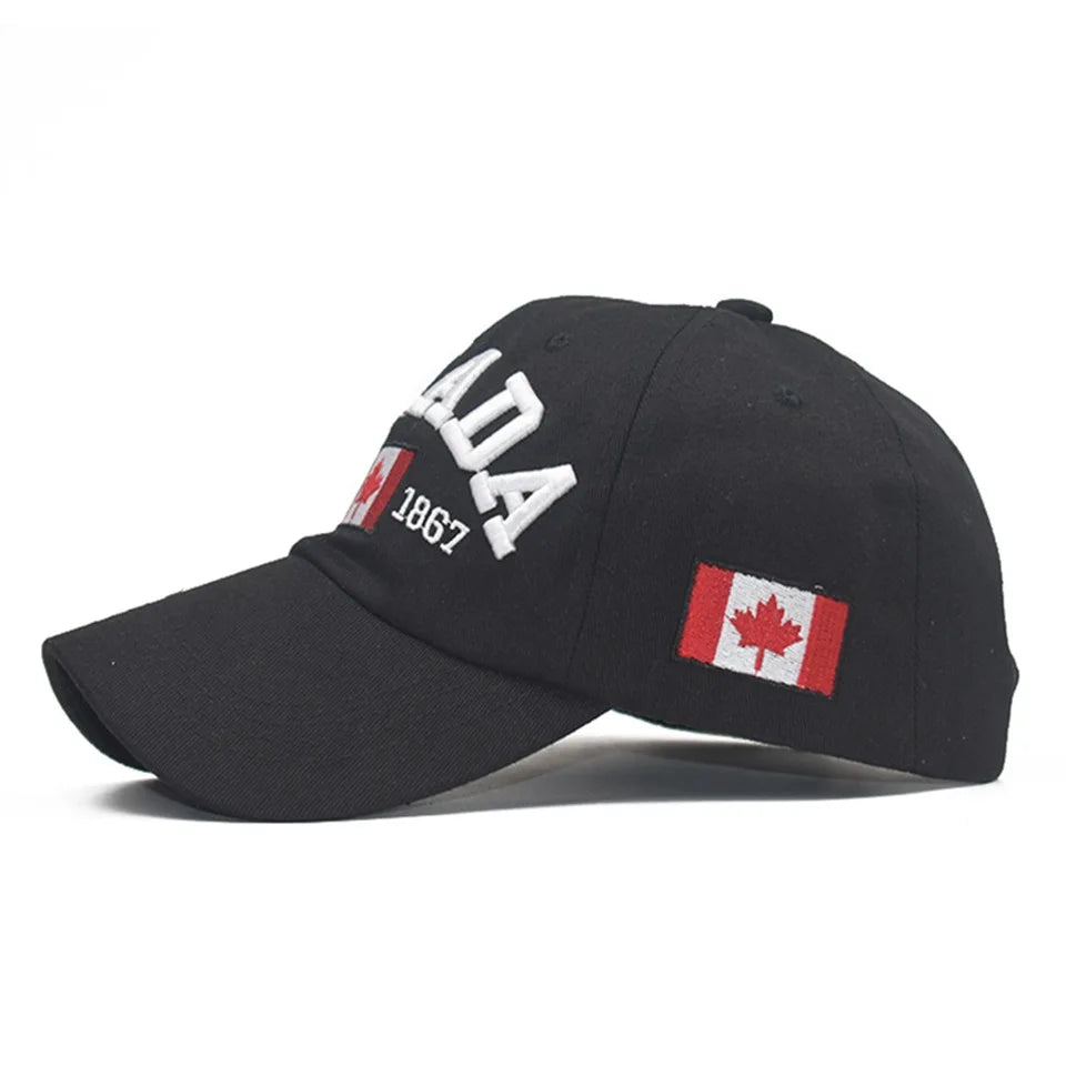 Unisex Denim Style Baseball Cap – Canada Motif