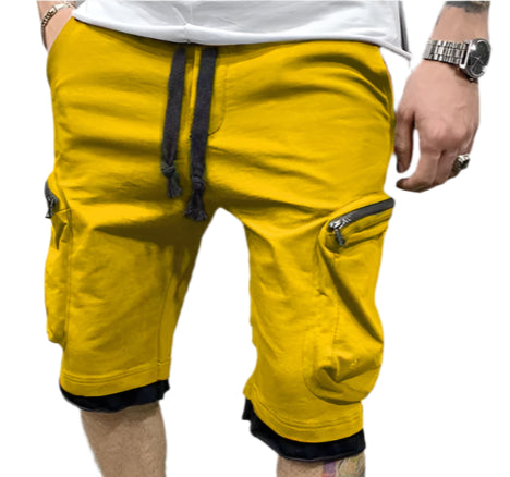 Summer Fitness Shorts – Breathable, Multi-Pocket, and Street-Ready