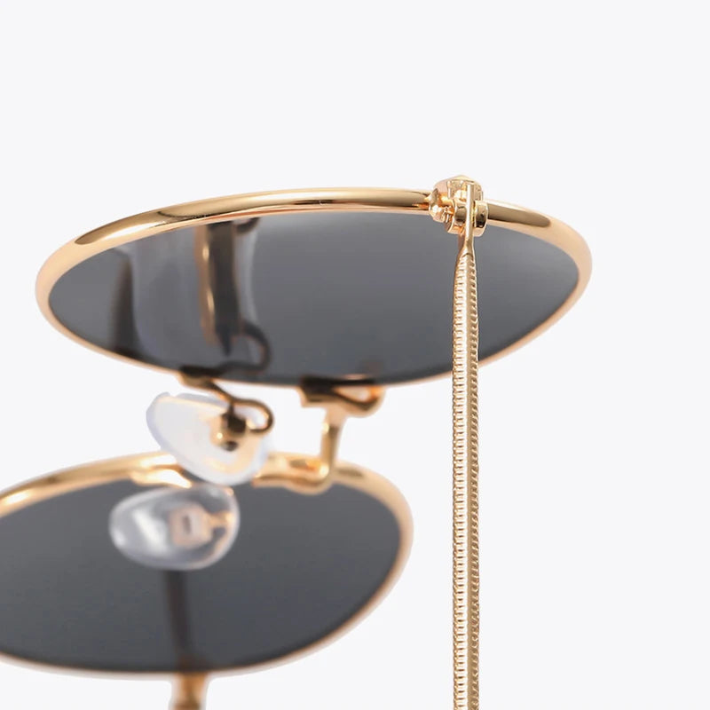 Classic Small Frame Round Sunglasses – Timeless Elegance