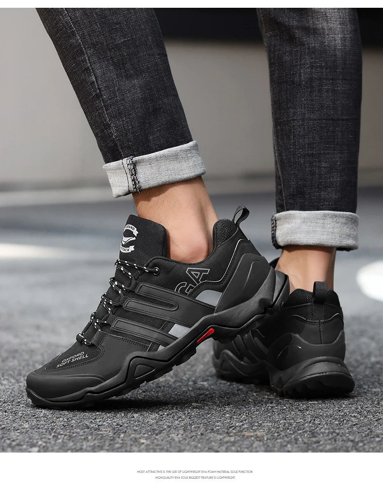 Grand Attack Waterproof Outdoor Hiking Shoes – Non-Slip Trekking Sneakers