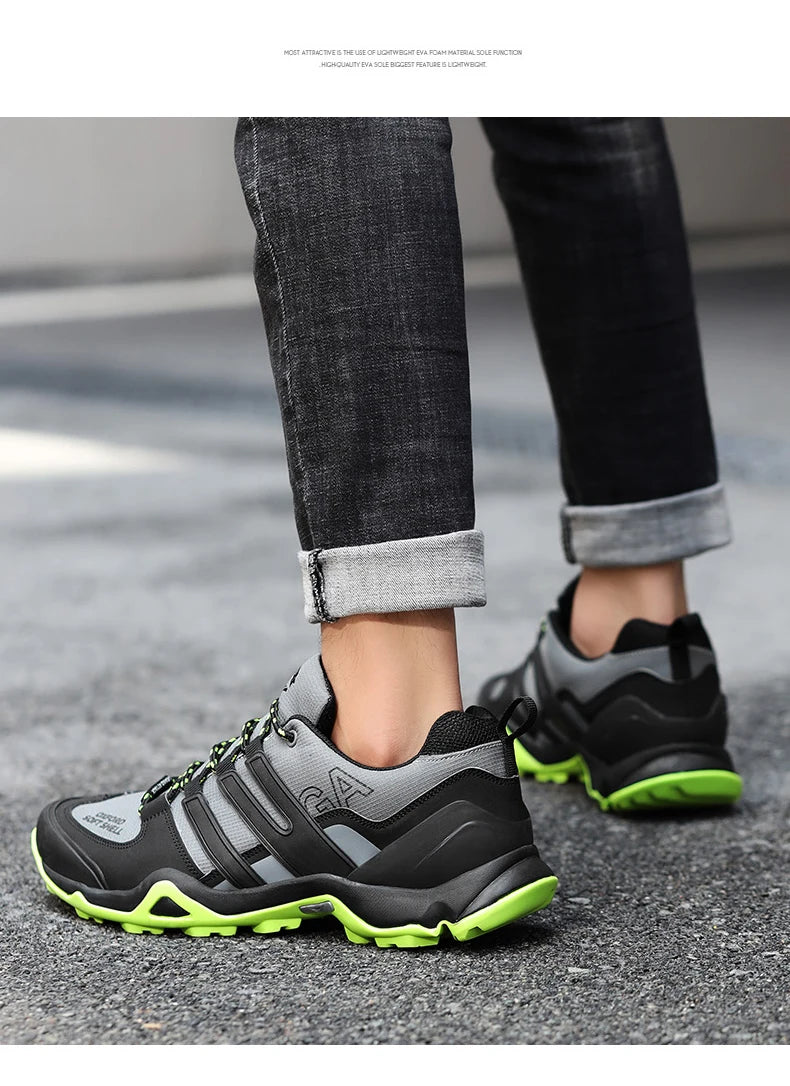 Grand Attack Waterproof Outdoor Hiking Shoes – Non-Slip Trekking Sneakers