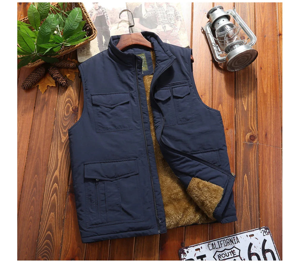 Casual Fleece Warm Vest | Thermal Fishing, Shooting & Outdoor Vest