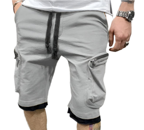 Summer Fitness Shorts – Breathable, Multi-Pocket, and Street-Ready