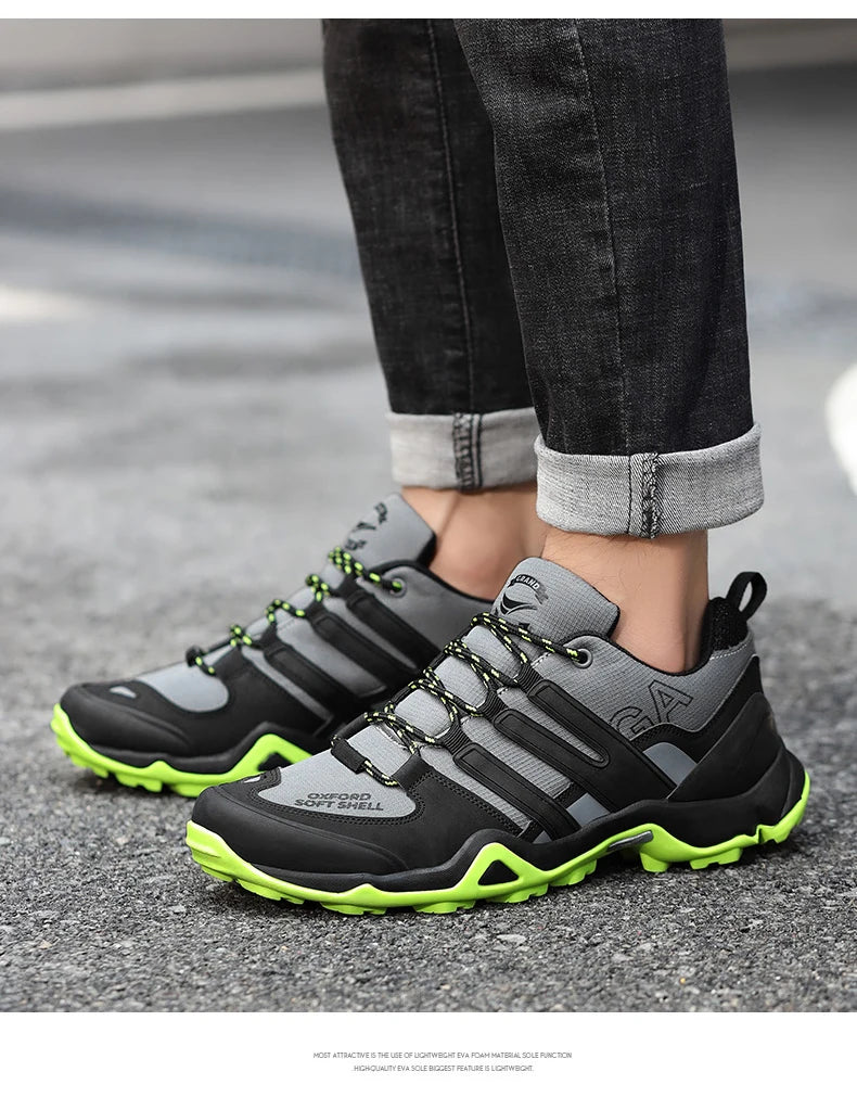Grand Attack Waterproof Outdoor Hiking Shoes – Non-Slip Trekking Sneakers