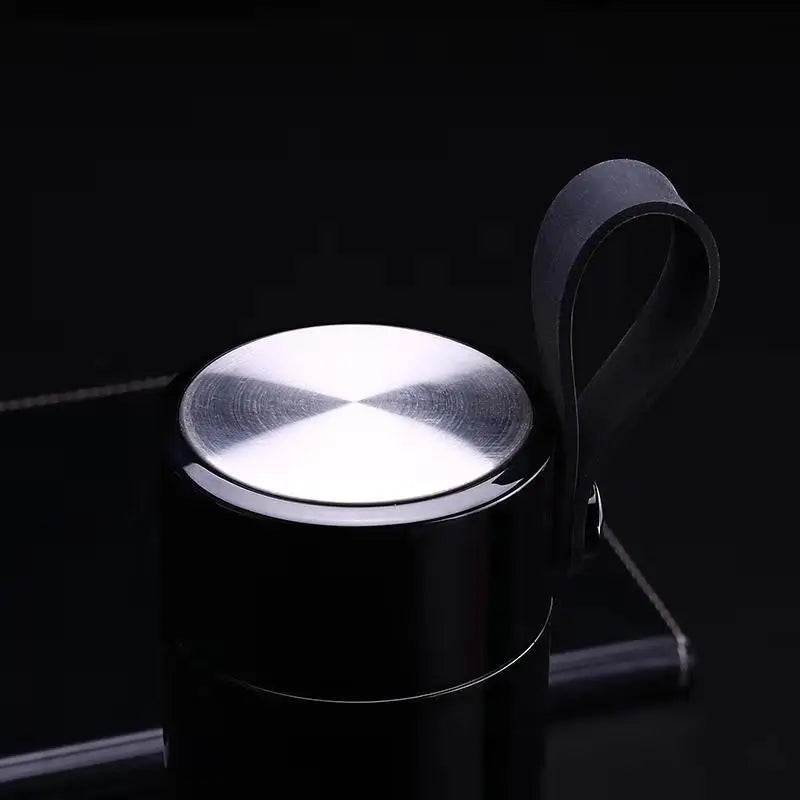 Glass Water Bottle with Portable Double Cup Lid