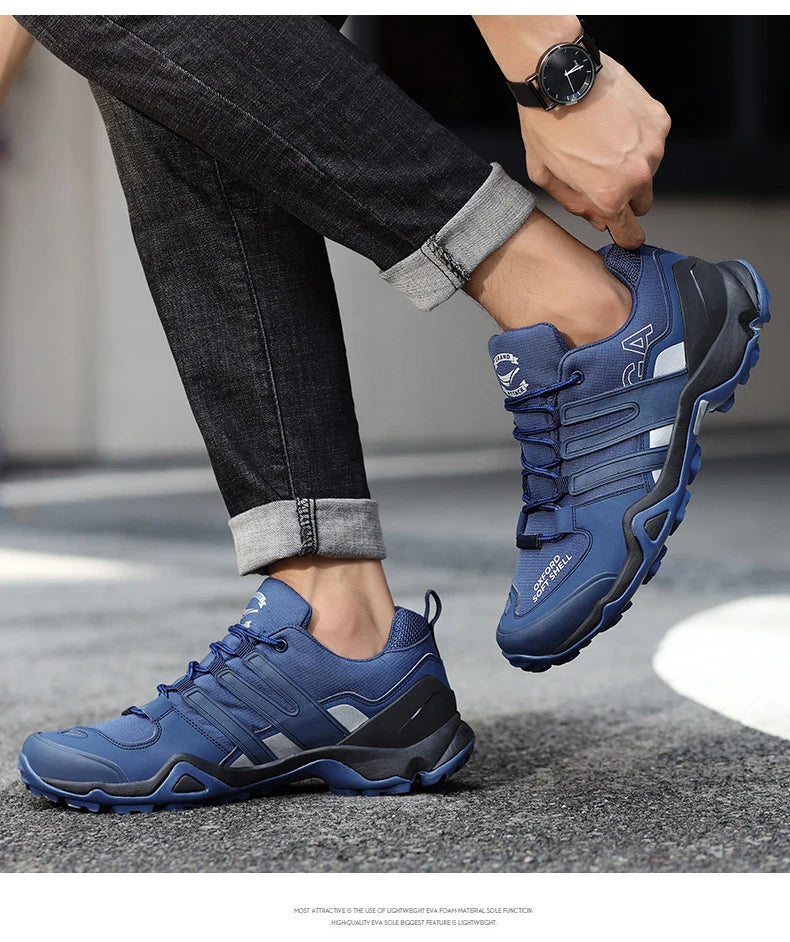 Grand Attack Waterproof Outdoor Hiking Shoes – Non-Slip Trekking Sneakers