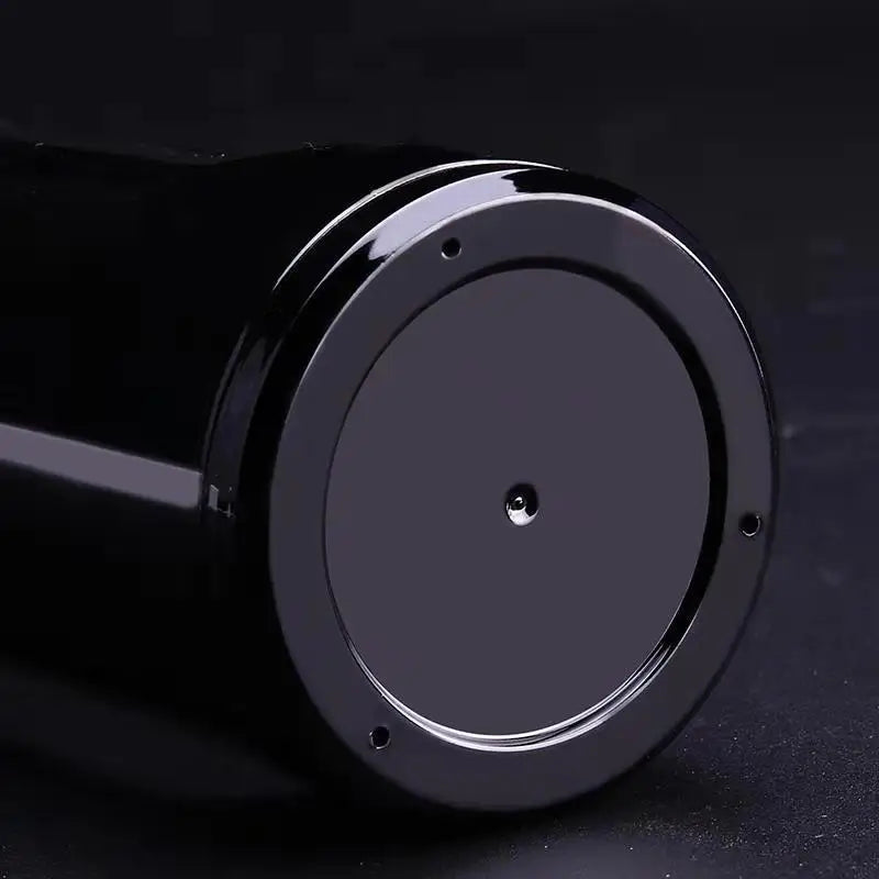 Glass Water Bottle with Portable Double Cup Lid