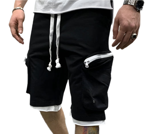 Summer Fitness Shorts – Breathable, Multi-Pocket, and Street-Ready