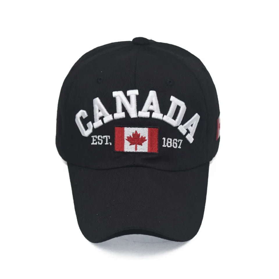 Unisex Denim Style Baseball Cap – Canada Motif