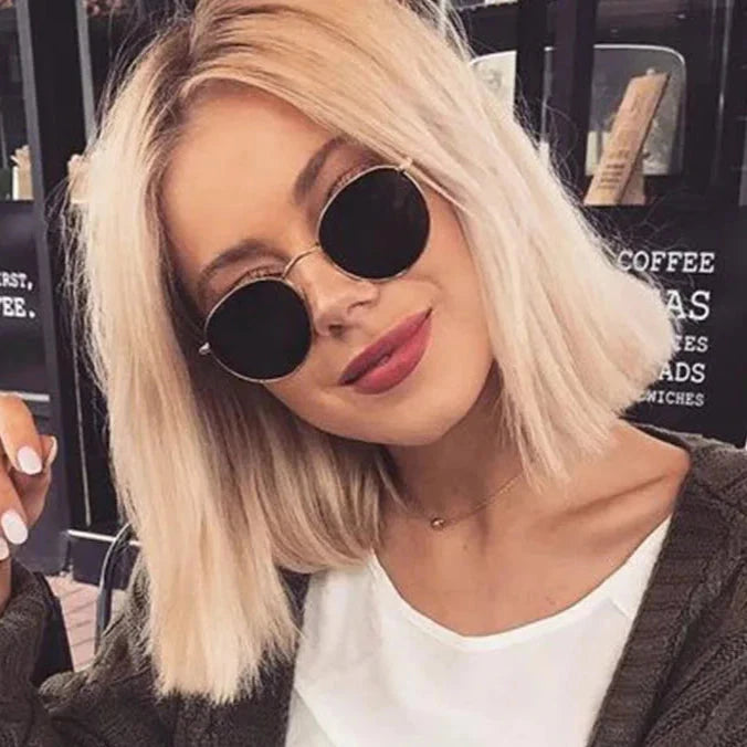 Classic Small Frame Round Sunglasses – Timeless Elegance