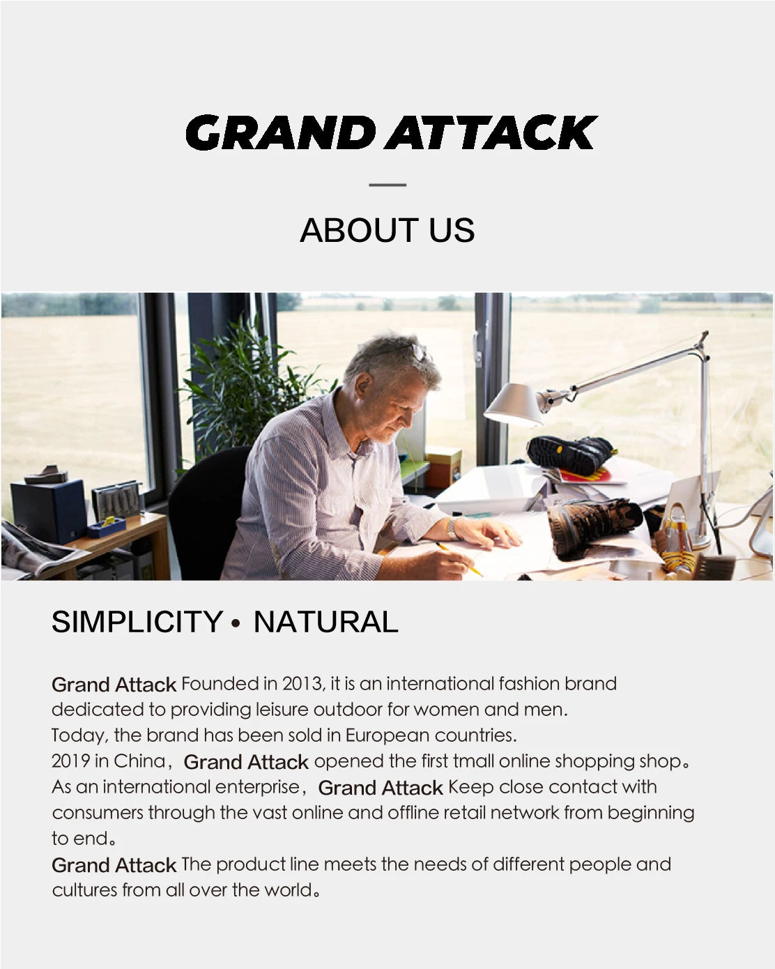 Grand Attack Waterproof Outdoor Hiking Shoes – Non-Slip Trekking Sneakers