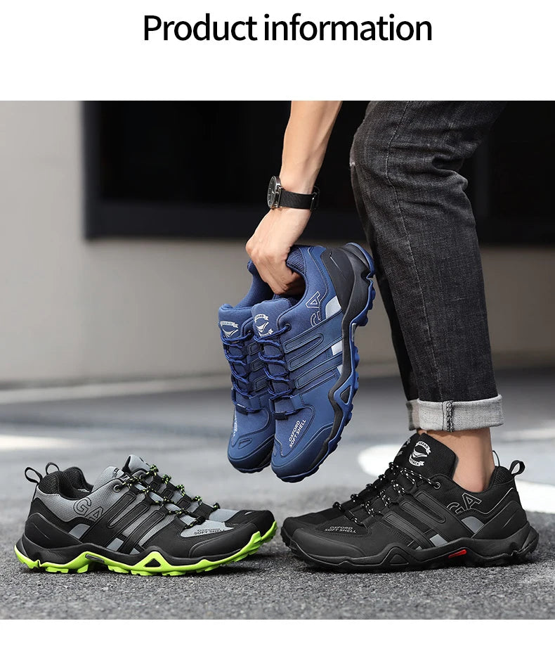 Grand Attack Waterproof Outdoor Hiking Shoes – Non-Slip Trekking Sneakers