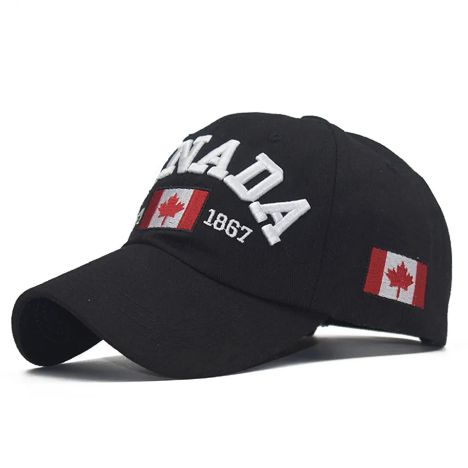 Unisex Denim Style Baseball Cap – Canada Motif