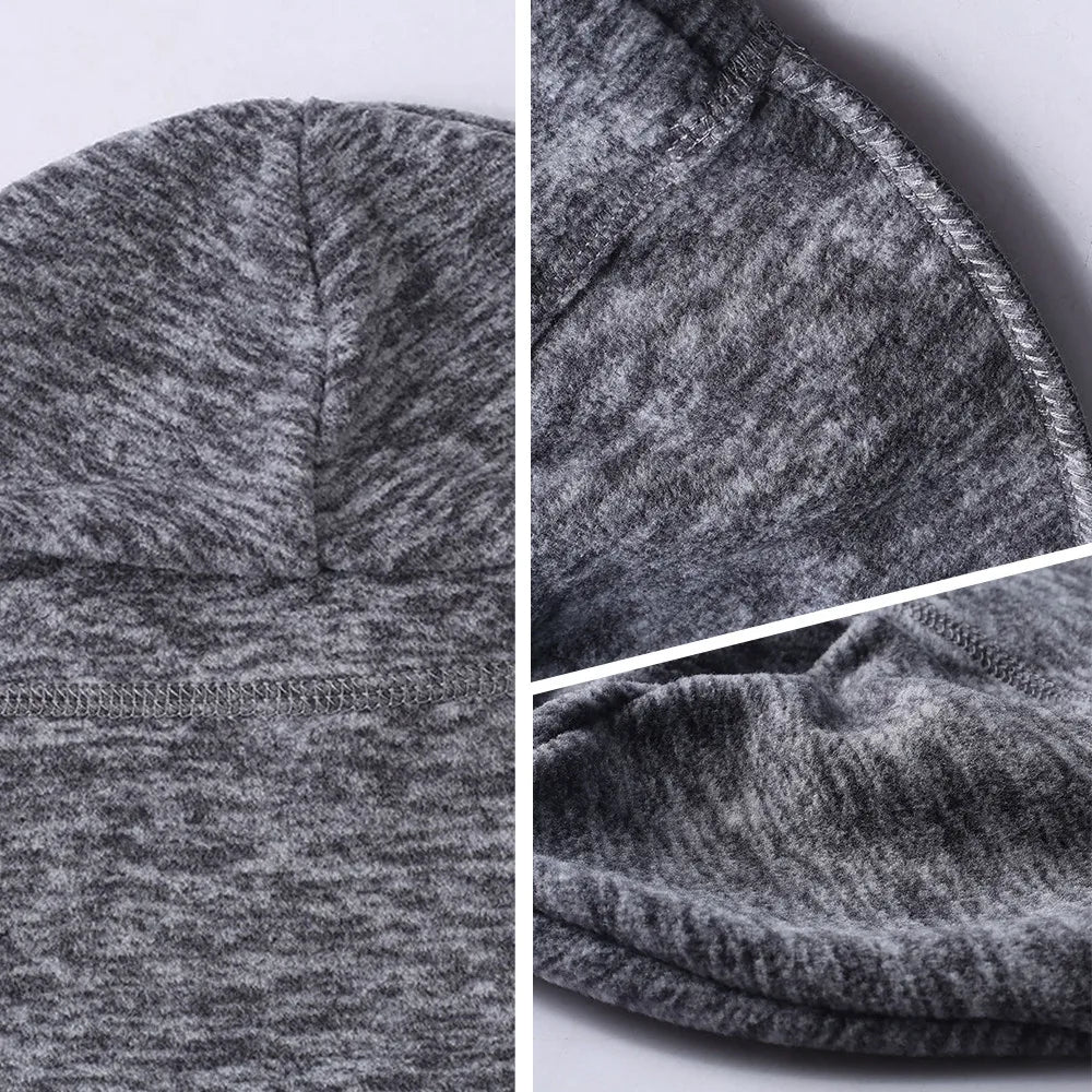 Unisex Winter Warm Beanie Hat – Thermal Polar Fleece Sport Hat