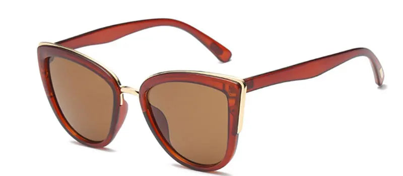 Oversized Sunglasses - Cats Eye