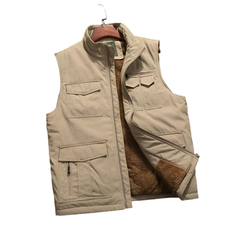 Casual Fleece Warm Vest | Thermal Fishing, Shooting & Outdoor Vest
