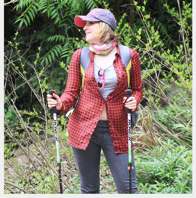 Pioneer "Rover" Carbon Fiber Hiking Stick (1 stick only)