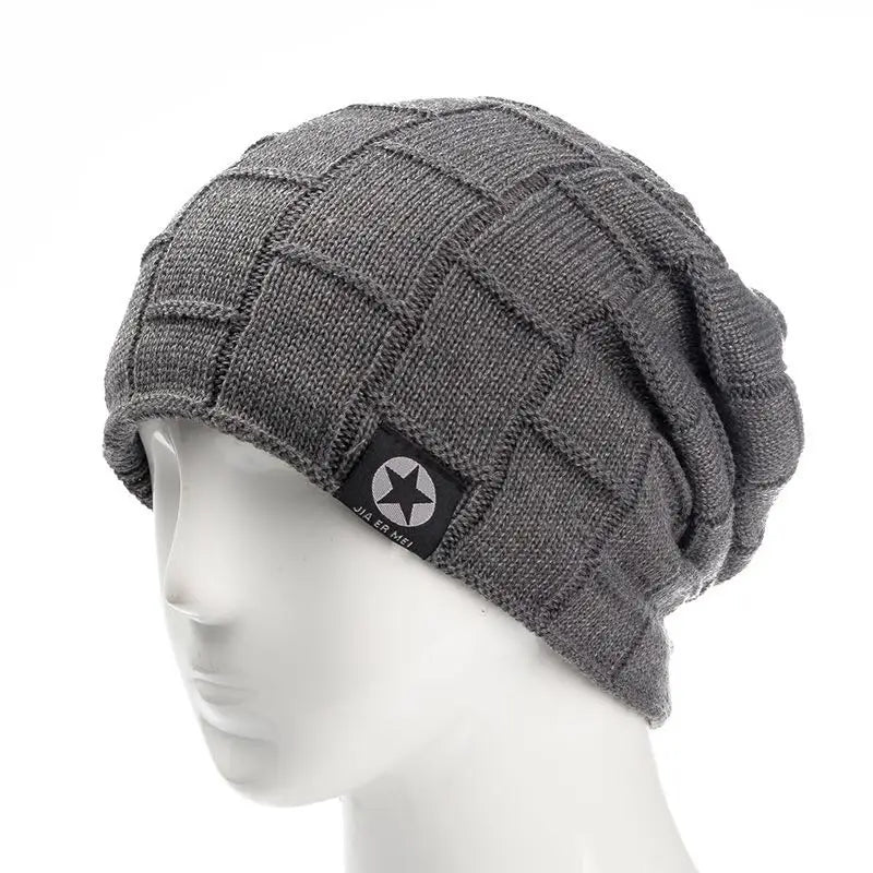 Unisex Fleece-Lined Winter Beanie – Thick & Soft Knit Hat for Ultimate Warmth
