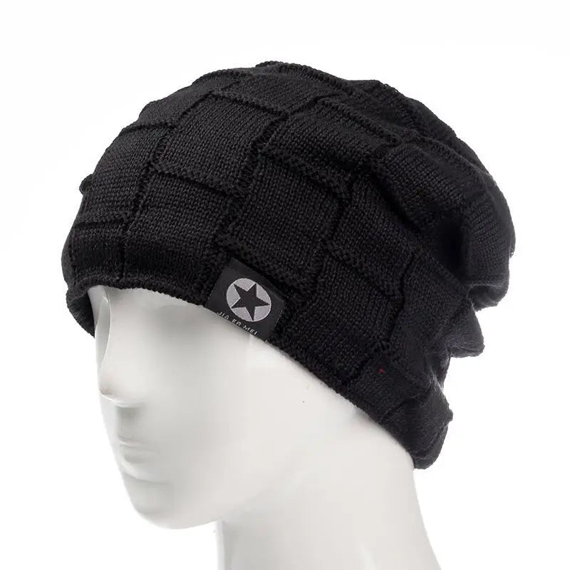 Unisex Fleece-Lined Winter Beanie – Thick & Soft Knit Hat for Ultimate Warmth